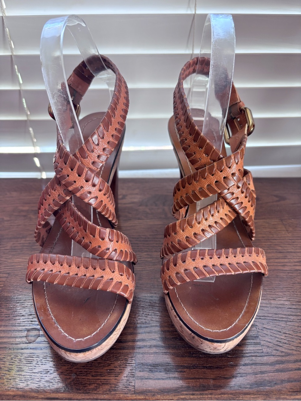 Size 8 leather heels